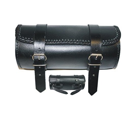 Leather Motorcycle Tool ROLL Braided Sissy BAR Bag £39.49 - Amazon £19.49