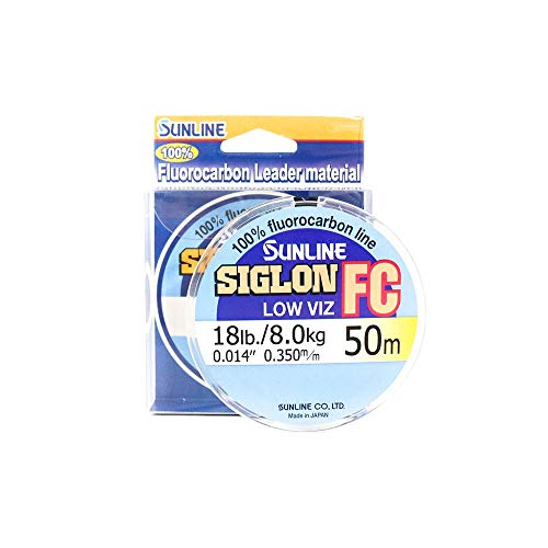 Sunline Siglon FC Fluorocarbon Line 50m 18lb Diameter 0.35 mm (5891)