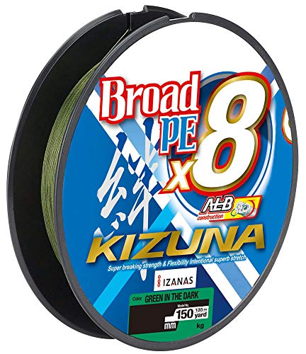 Owner Kizuna 8braid 135m - geflochtene Schnur zum Spinnfischen, Farbe:Grün, Durchmesser/Tragkraft:0.10mm / 3.8kg
