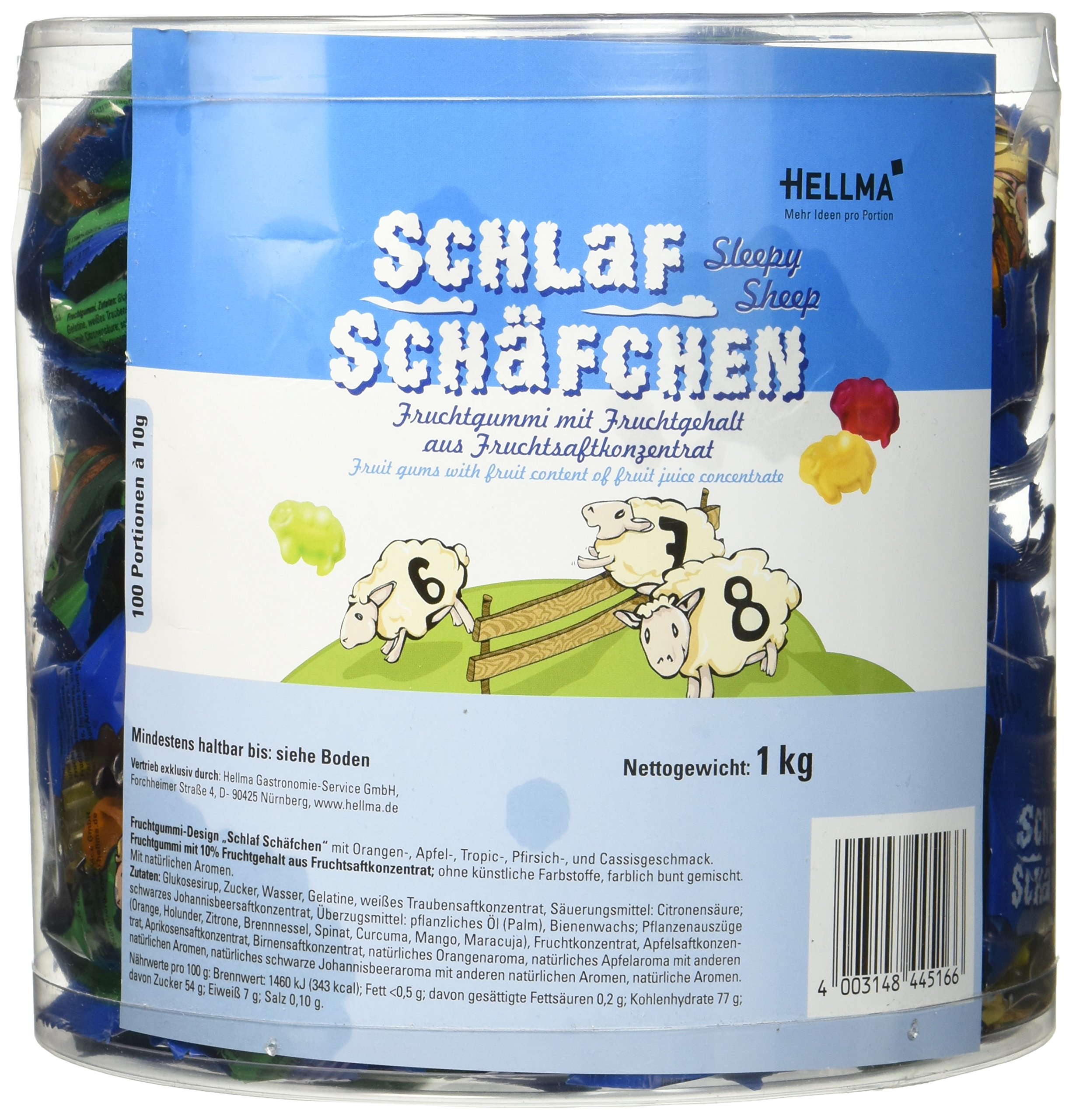 Hellma Schlaf-Schäfchen 100Stk, 1er Pack (1 x 1000 g)