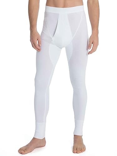 Calida Herren Lange Unterhose, Einfarbig, Gr. XX-Large (Herstellergröße: XXL 58/60), weiß (weiss 001)