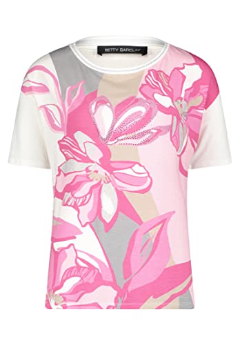 Betty Barclay Damen 2734/2063 T-Shirt, Cream/Rosé, 42