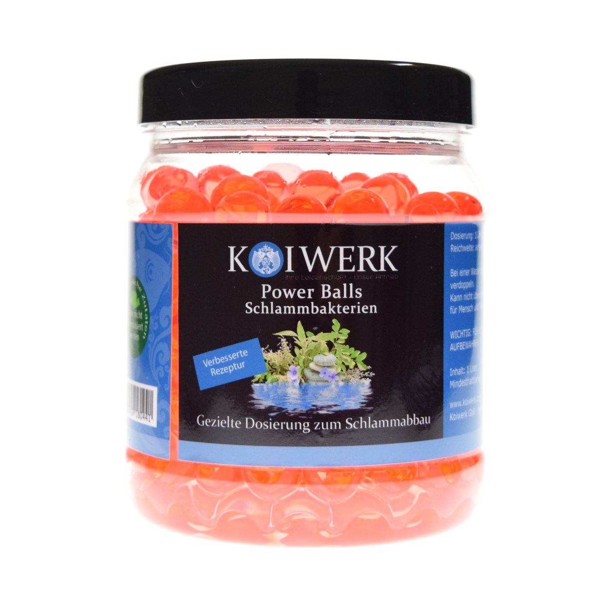 KOIWERK Powerballs Schlammbakterien - Koi - Teich - Pflegemittel (1000 ml)