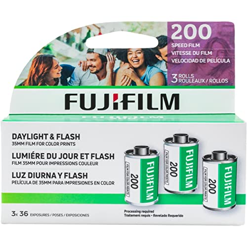 Fujifilm FUJICOLOR 200 Color Negativ-Film ISO 200 Fotofilm, 35 mm Größe, 36 Belichtung, ca-36