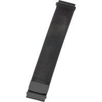 Armband Milanaise (22mm) schwarz