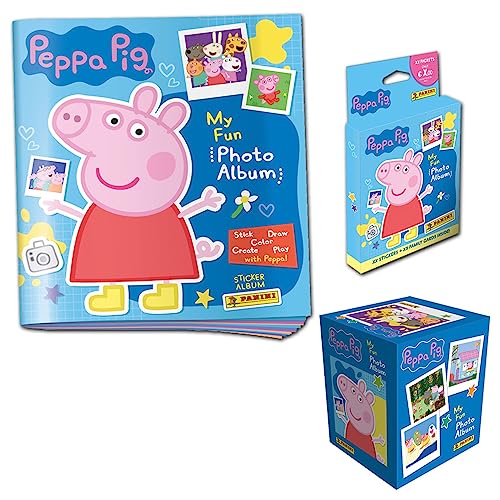 Panini Peppa Pig - Mein Fotoalbum - Sticker & Cards (Mega-Bundle)