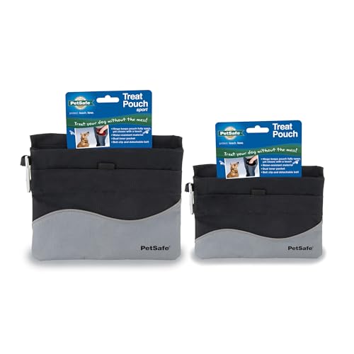 PetSafe Leckerli-Tasche für Sport, langlebig, praktisches Trainingszubehör für Hunde, Mini, schwarz