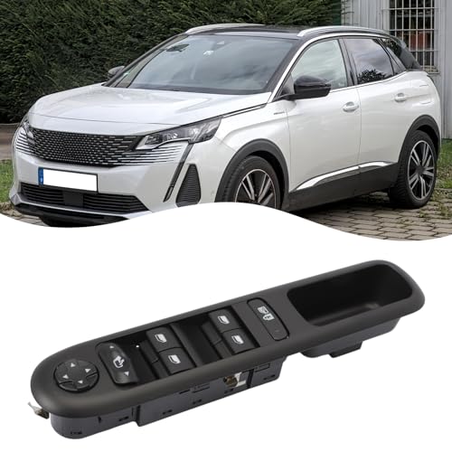 Konuooer Fensterheber Schalter Auto elektrisch (vorne links) 96650621ZD für Peug-eot 3008 5008 2009-2015 96650620ZD