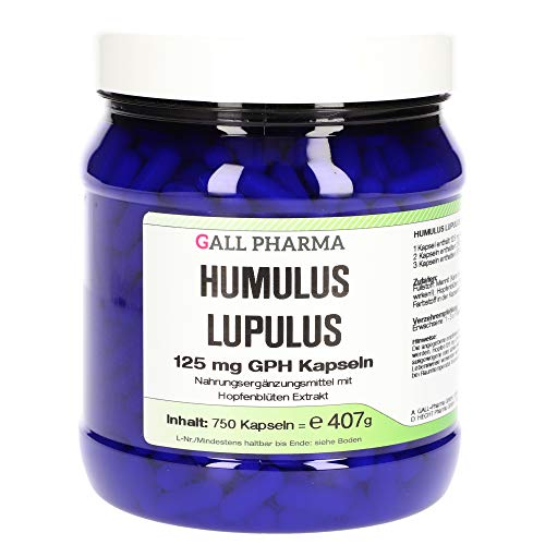 Gall Pharma Humulus Lupulus 125 mg GPH Kapseln, 750 Kapseln