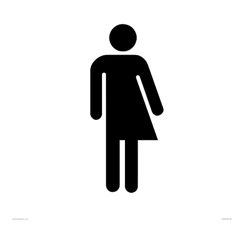 Symbol für geschlechtsneutrale Toilette, 600 x 600 mm, S60