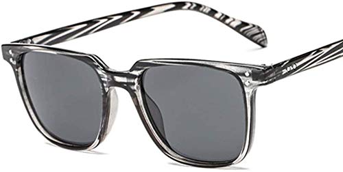 NIUASH Sonnenbrille polarisiert Herren Sonnenbrillen Square Outdoor Sport Fahrbrille Vintage Brillen Zubehör Classic Sun Glasses-C4Gray