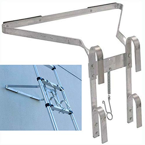 Aluminium Leiterstütze I-Type Leiterstütze Hochbelastbar, Leiterzubehör verhindert das Abrutschen der Leiter von Einer Seite zur Anderen