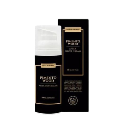Aftershave-Marke Stara Mydlannia-Modell für Männer Pimo-Holz nach Rasur-Creme 50 ml