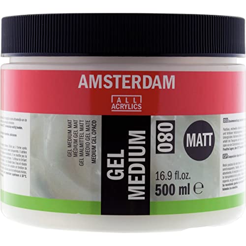 Amsterdam Gel Medium Matt 080 Jar 500 ml (24183080)