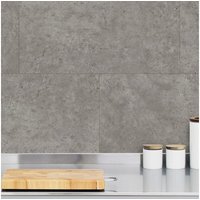 Grosfillex Kunststoffpaneel GX Wall+ Grey Concrete 60 x 30 cm