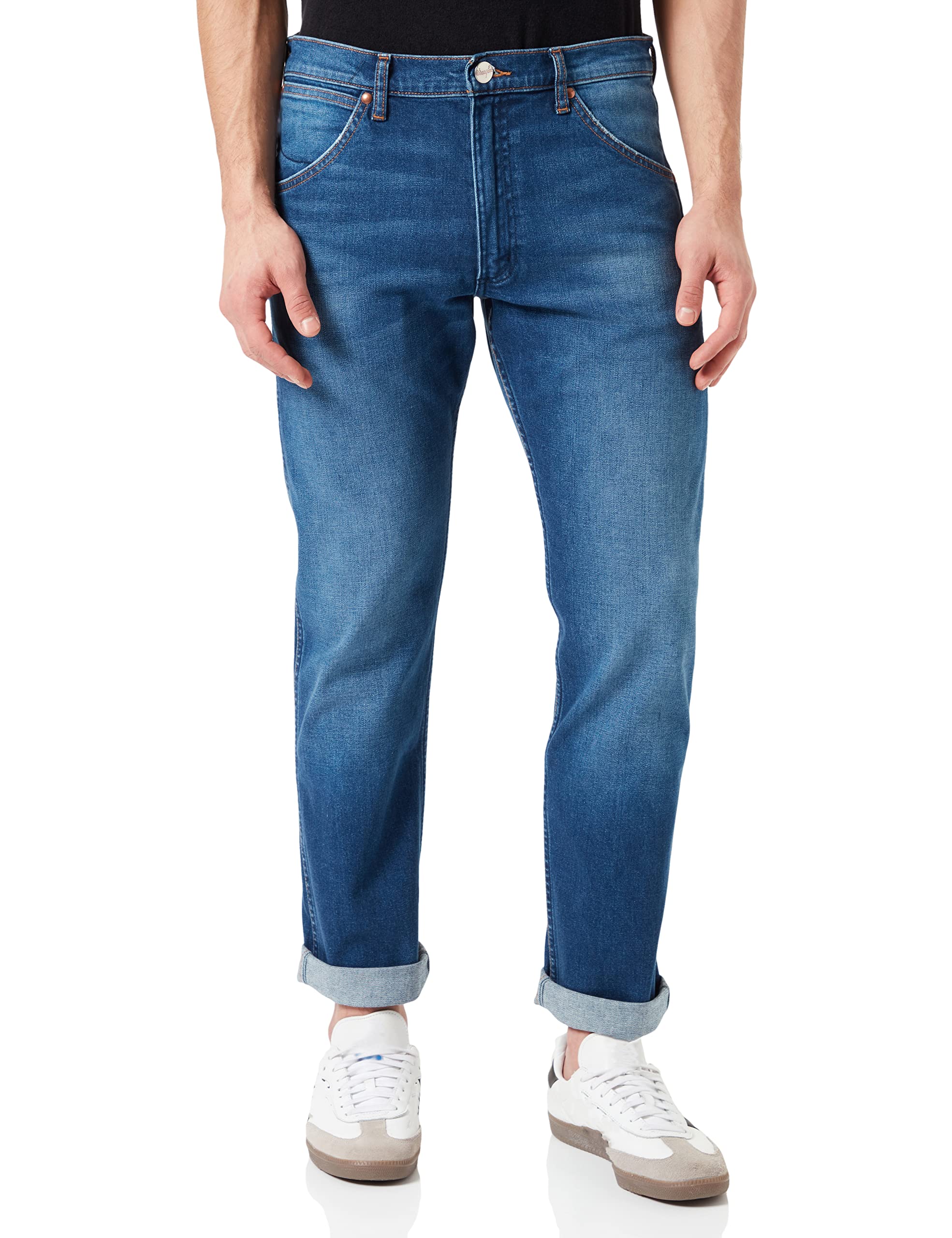 Wrangler Herren Icons Jeans, Blau (1 Years), 33W / 34L