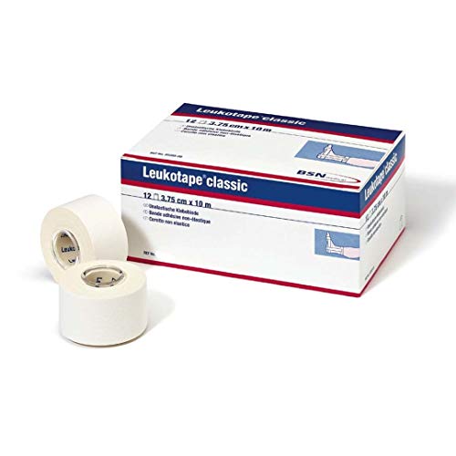 BSN Leukotape classic 3,75 cm x 10 m, weiß, 1er Pack (1 x 12 Stück)