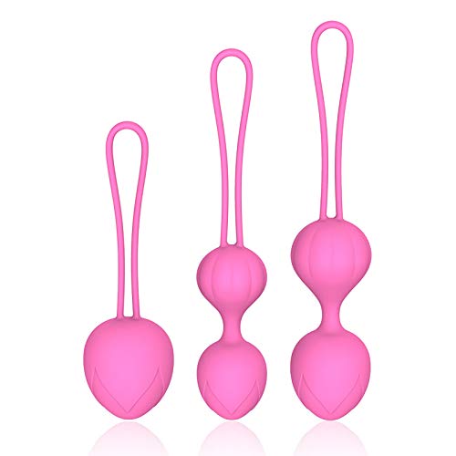 CWT Balls Pelvic Floor Weights Exercise Balls for Women - Premium Love Balls, Silicone Cone Balls Pelvic Floor Training Balls, Women Pelvic Floor Weakness and Incontinence Bladder Control