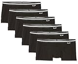 Dim Boxershorts Stretch-Baumwolle Komfort Ecodim Coton Stretch Herren x6, Black, M