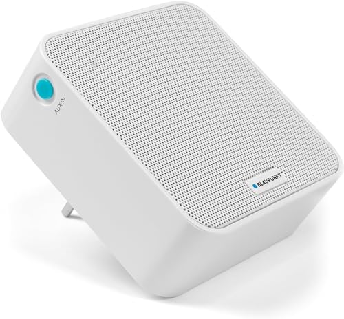 BLAUPUNKT PMR 100 Chromecast Build-In | Schnurloser Multiroom Lautsprecher mit W-Lan Streaming | Aux In und Bluetooth Funktion | Plug-In Box in edlem Design