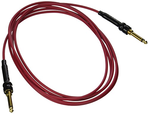 George L's 155 Gauge Kabel mit geraden Steckern, rot, 3 m