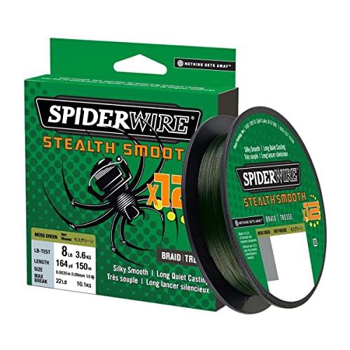 Spiderwire Stealth Smooth12 0.19MM 150M 18.0K Moss Green