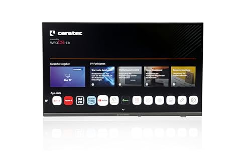 Caratec Vision CAV272E-S 69cm (27") 12V LED Caravan Smart TV mit webOS Bluetooth DVB-T2 DVB-S2 USB HDMI