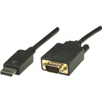 ICOC-DSP-V-018 - Kabel, DP-Stecker > VGA-Stecker, 1080p, 1,8 m