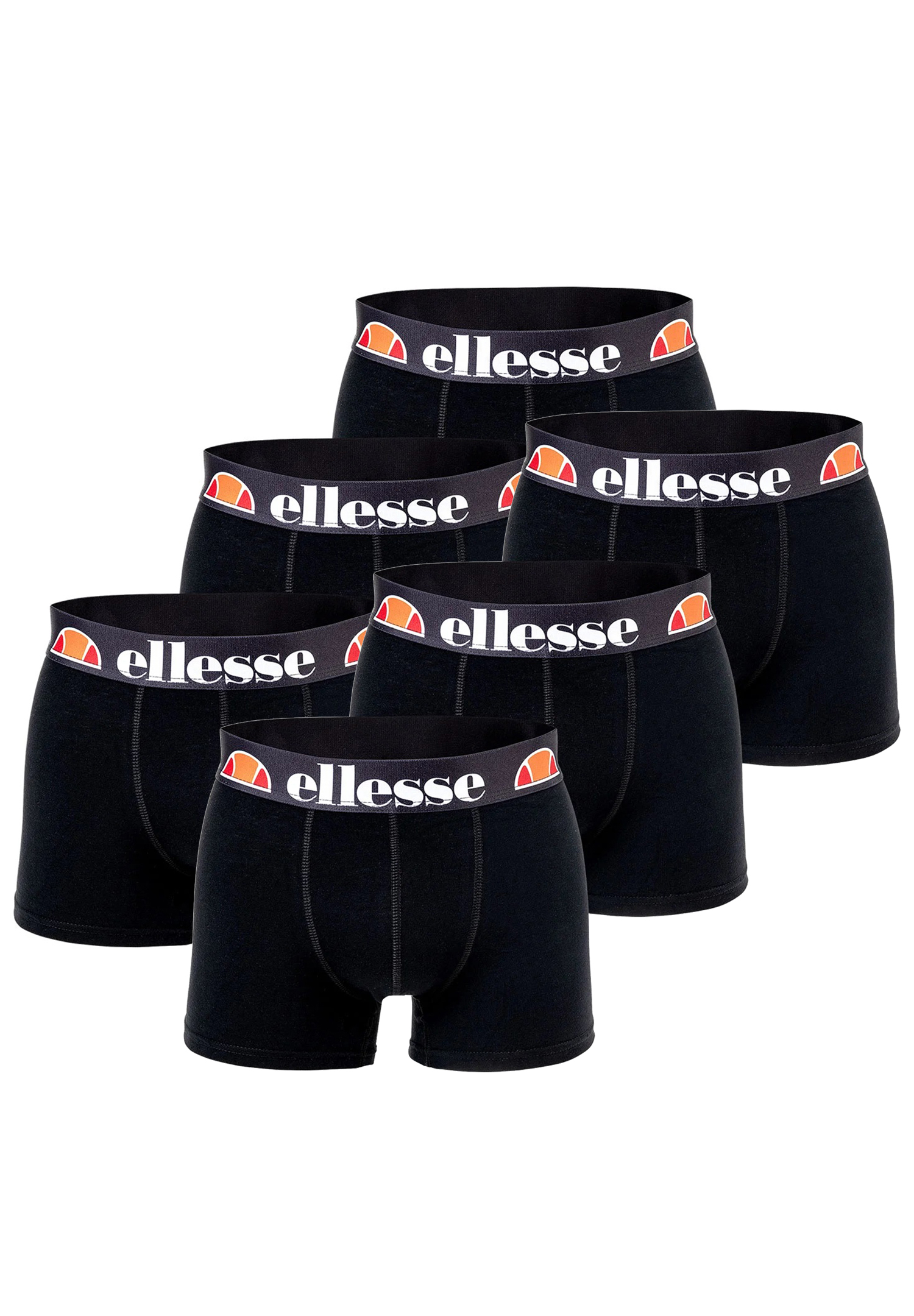 Ellesse Boxershorts Fashion Boxer Herren Trunk Shorts Unterwäsche 6er Pack