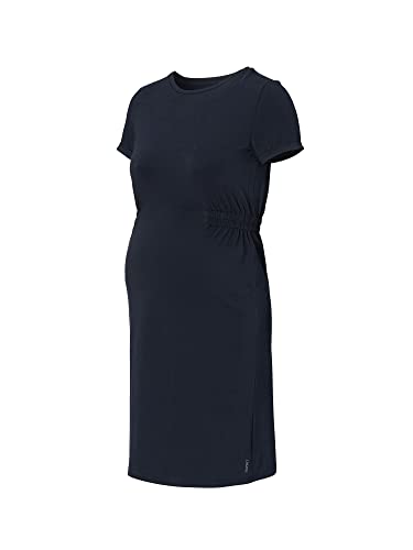 ESPRIT Maternity Damen Jurk met korte mouwen Kleid, Night Sky Blue - 485, 44 EU