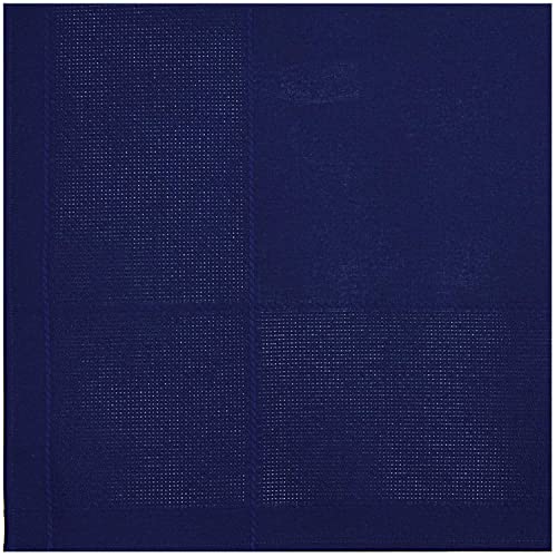 Rico Design Mittel-Decke - blau - für gezählten Kreuzstich, ohne Material