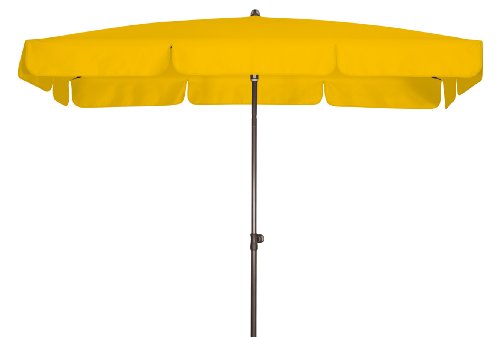 Doppler sonnenschirm -sunline waterproof iii 185 x 120-, gelb, 185 x 120 cm
