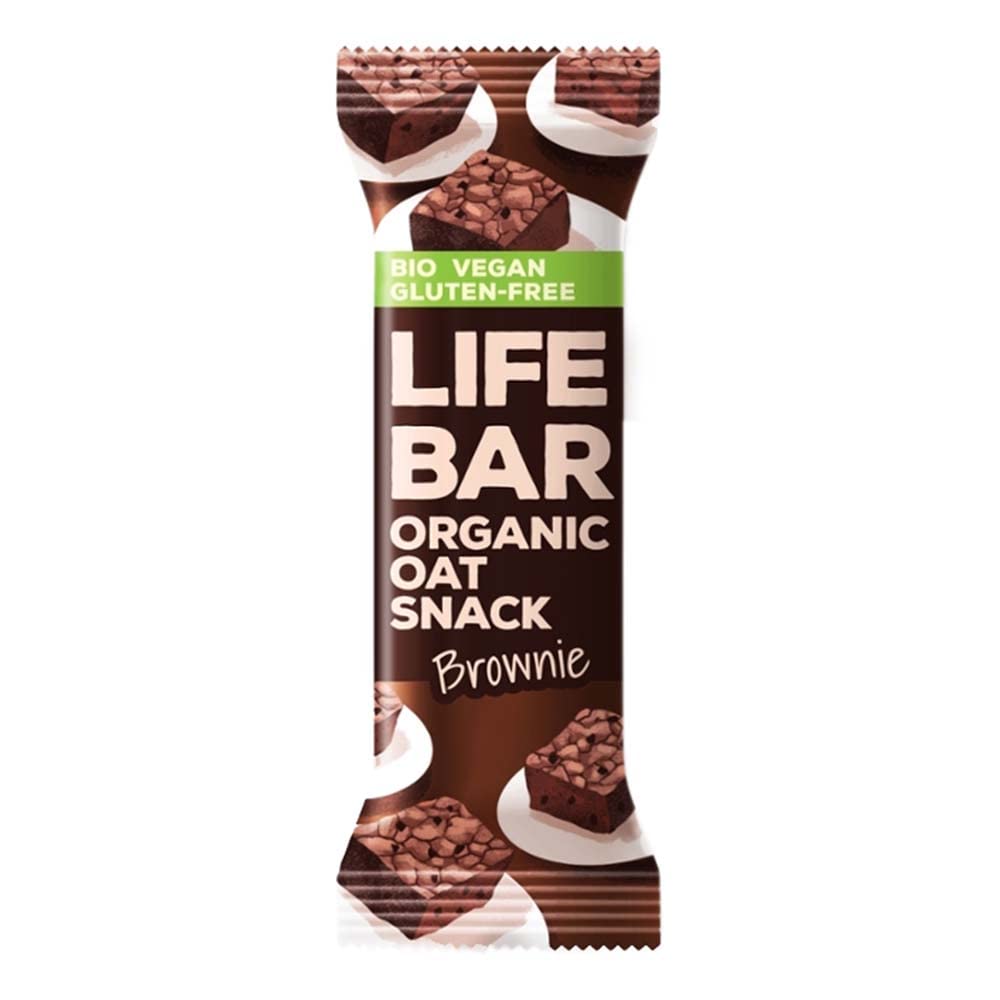 Lifefood Lifebar - Hafer Snack Brownie, 40g (12er Pack)