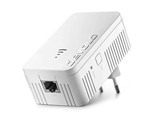 Devolo Repeater WiFi 5 (ac) 1200: Verstärker WiFi Mesh, 1200 Mbits, 1x Gigabit Ethernet, WLAN-Repeater kompatibel mit Allen Internetboxen, Access Point, Französischer Stecker