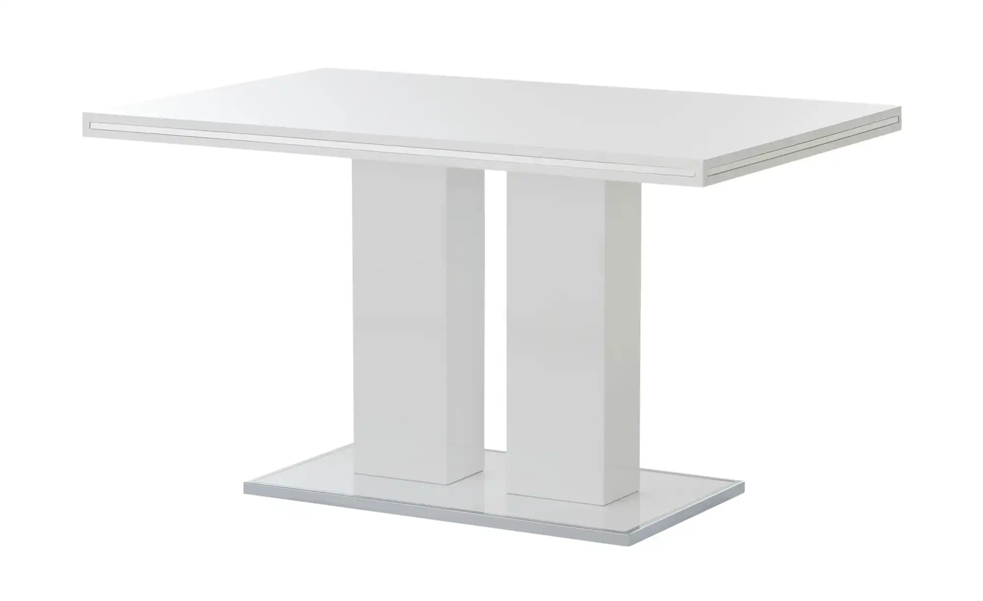 Primo Säulentisch in Weißem Hochglanzlack Basti ¦ weiß ¦ Maße (cm): B: 85 H: 75 Tische > Esstische - Möbel Kraft
