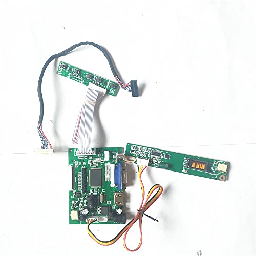 Für LP141XB-A1/A2C1/B1/C1C4 LVDS 20-polige Tastatur + 1CCFL Wechselrichter 14.1 1024 x 768 HDMI-kompatibel VGA 2AV LCD Controller Board (LP141XB-B1)