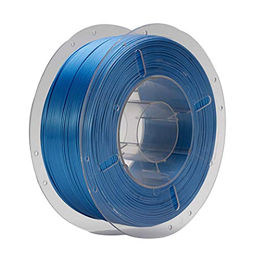 PLA-Seidenfaden 1,75 Mm Blau PLA 3D-Drucker Seide-1 Kg-Spule (2,2 Lbs) - Maßgenauigkeit +/- 0,02 Mm