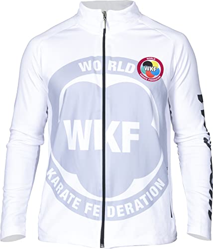 Hayashi Trainingsjacke „WKF Zeal“ - Weiss, Gr. L