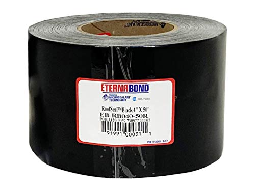 EternaBond EB-RB040-50R Dachdichtung, schwarz, 10,2 cm x 15,2 m
