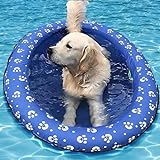 Ginkago Aufblasbar Schlauchboot Hunde Boot Haustier Luftmatratze Schwimmbad Strand Spielzeug