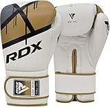 RDX Boxhandschuhe Muay Thai Boxsack Training Sparring Kickboxen Sandsack Maya Hide Leder Boxing Gloves (MEHRWEG)