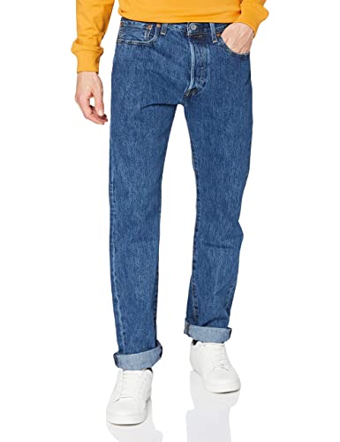 Levi's Herren 501 Levi's Original Fit Straight Jeans, Blau (Ironwood Overt 2920), 33W/34L