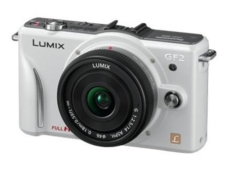 Panasonic Lumix DMC-GF2C + G 14mm Systemkamera 12,1 MP 1/2.5 Zoll Live MOS 4000 x 3000 Pixel Weiß - Digitalkameras (12,1 MP, 4000 x 3000 Pixel, Live MOS, 16x, Full HD, Weiß)