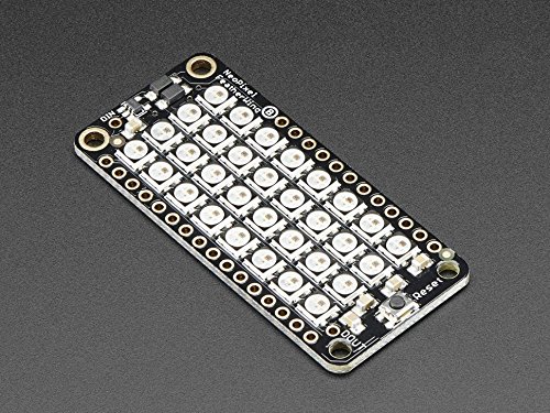 Adafruit NeoPixel FeatherWing - 4x8 RGB LED Add-on For All Feather Boards [ADA2945]