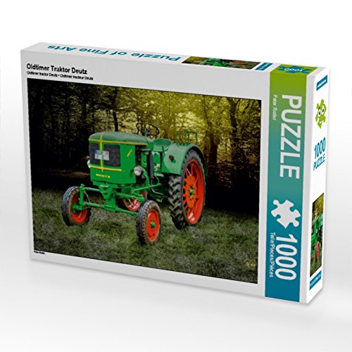 CALVENDO Puzzle Oldtimer Traktor Deutz 1000 Teile Lege-Größe 64 x 48 cm Foto-Puzzle Bild von Peter Roder