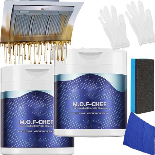 Mof Chef Cleaner Powder, M O F Chef Cleaning Powder, M.o.f Chef, Kitchen Cleaner Powder, Chano Mof Chef (500g,2pcs)