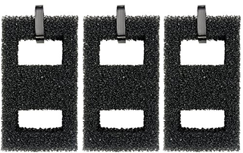 Fluval (3 Pack) Schaumstoff Flex 15 g Schwarz Filter Einsatz