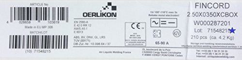 Oerlikon Fincord 2,5x350mm 210 Stück 4,2kg