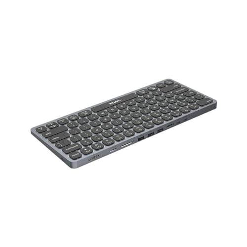 Unitek Bluetooth-Tastatur D1092A QWERTY US Monochrom