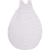 Geuther 4123 Babyschlafsack 50-56 Ganzjahresschlafsack aus 100% Bio-Baumwolle weicher Kinderschlafsack größenverstellbare & Pflegeleichte Baby Erstausstattung Sprinkled Grey
